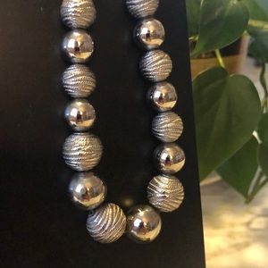 Silver Bauble Necklace